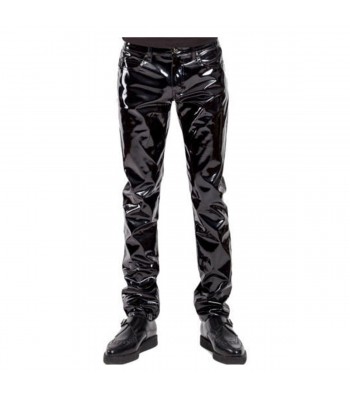 Men SHINY Pant Five Pocket Pant SHINY VINYL Punk EMO PVC Pants Rocker Men Gothic Pant (2025)
